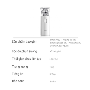 Máy xông khí dung cầm tay Yuwell M103