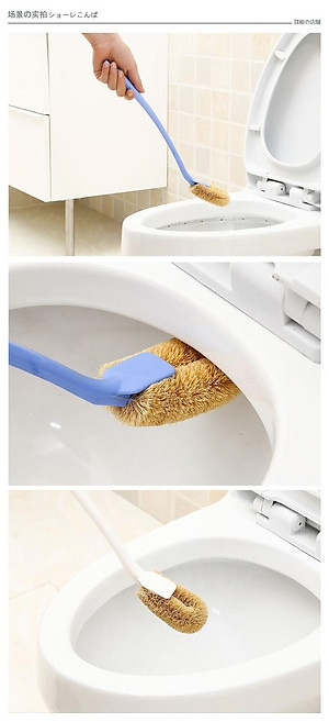 Chổi cọ rửa Bồn cầu/Tolet - Hàng nội địa Nhật Bản