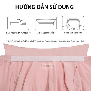 Cuộn 8M Băng Dán Cổ Áo Sơ Mi Chống Bẩn Vải Không Dệt Thoáng Khí Bám Dính Tốt Thấm Hút Mồ Hôi