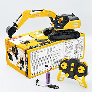 Đồ Chơi DUKA: Xe Công Trình Điều Khiển Từ Xa - Máy Xúc Gàu (DK81266)