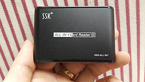 Đầu đọc thẻ nhớ All In One SSK Hộp Sắt (Đọc tất cả các loại thẻ) - Hàng Nhập Khẩu
