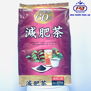 Trà Genpi giúp giảm cân, tan mỡ bụng Orihiro Nhật Bản - túi 60 gói