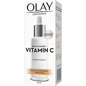 Tinh chất dưỡng trắng Olay Luminous Super Serum Niacinamide + Vitamin C (30ml) - Hàng chính hãng