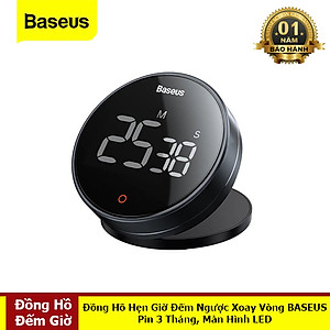 Đồng Hồ Hẹn Giờ Đếm Ngược Để Bàn Treo Tường Có Âm Thanh Heyo Rotation Countdown Timer Pro - Hàng Chính Hãng Baseus