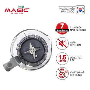 Máy Làm Sữa Hạt Đa Năng Giảm Tiếng Ồn Magic Eco AC -141 (1.5 Lít) - Hàng chính hãng