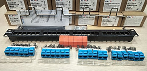 Patch Panel CAT6 UTP 24 cổng - BTON- model 70406446- hàng chính hãng