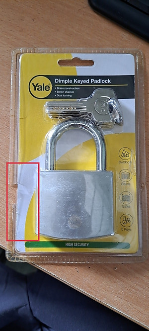 Khóa Bấm Yale Y120D/60/135/1 - Bạc (60mm)