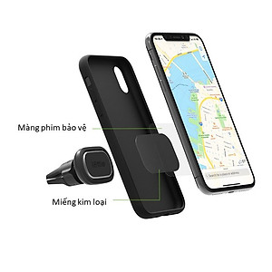 Giá Đỡ Điện Thoại Ô Tô iOttie (Mỹ) iTap 2 Vent Hút Dính Nam Châm Gắn Cửa Gió Điều Hòa - Sản Xuất Tại Hàn Quốc - Hàng Chính Hãng