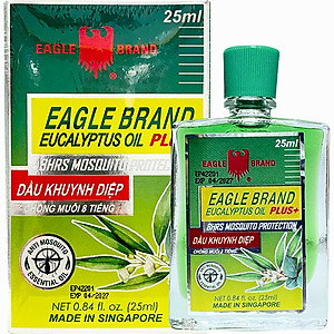 Dầu khuynh diệp con ó Eagle Brand Eucalyptus Oil Plus+ (25ml) - Hàng chính hãng