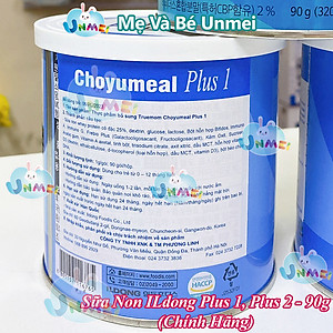 Sữa non ILDong Choyumeal Hàn Quốc Plus 1 và Plus 2 hộp 90gr giúp bé ăn ngon và cải thiện hệ tiêu hóa