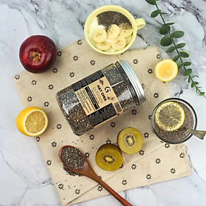 Hạt chia GUfoods - Giàu chất xơ và Omega-3, Tốt cho hệ tiêu hoá, Lành mạnh, Healthy, Eat clean