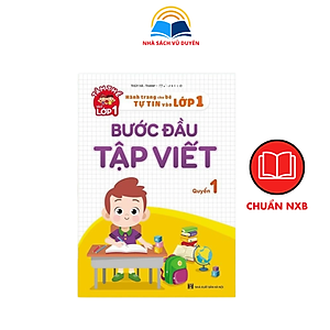 Bộ 2 cuốn Bước đầu tập viết - Hành trang cho bé tự tin vào lớp 1