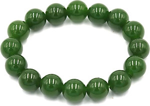 Vòng tay chuỗi hạt đá thạch anh xanh rêu 12 ly 16 hạt - Hợp mệnh Mộc, mệnh Hỏa