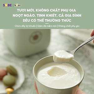 Máy làm sữa chua Bear 1L SB-SC12C 1L (12W)- Hàng chính hãng