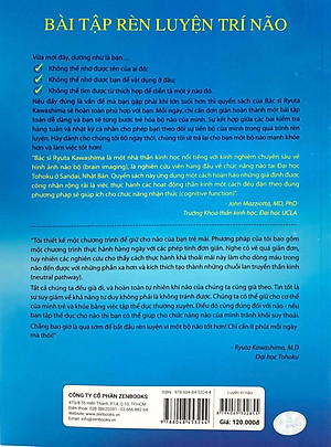 Sách Luyện Trí Não - 60 Ngày Cải Thiện Trí Não (Các Bài Toán Rèn Khả Năng Tư Duy Và Luyện Trí Nhớ)