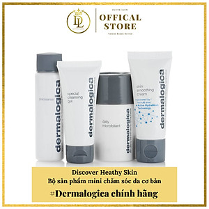 Bộ 4 sản phẩm bảo vệ sức khoẻ làn da dành cho mọi loại da Dermalogica Discover heathy skin kit