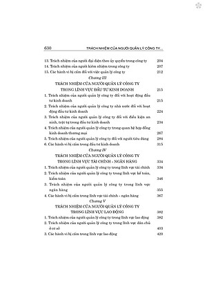 Trách nhiệm của người quản lý công ty (các nghĩa vụ và yêu pháp lý) bản in 2024)