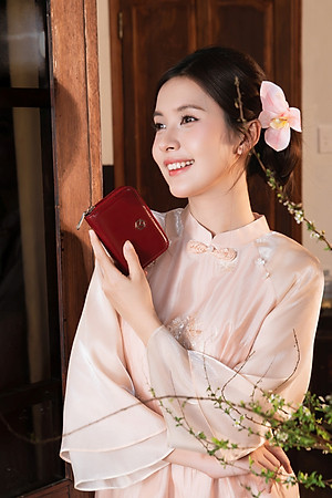 Ví Yuumy ( Thời trang nữ dáng cầm tay nhỏ gọn - Ví da Smooth YV120 )