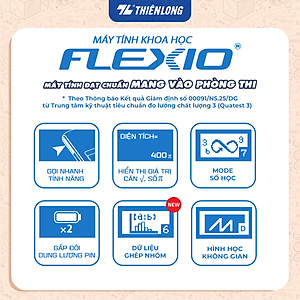 Máy tính khoa học Thiên Long Flexio Fx799VN - Máy tính đạt chuẩn mang vào phòng thi