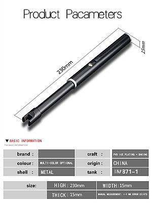 Bật lửa đốt nến điện dạng que mồi lửa thay thế hộp quẹt gas sử dụng sạc USB phóng tia plasma