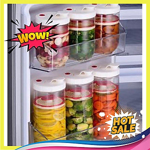 Combo 2 Hộp Muối Dưa Cà - Ngâm Hoa Quả Lock&Lock INL413 (2.1 Lit) và INL412 (1.3Lit) Có Thể Để Trong Tủ Lạnh