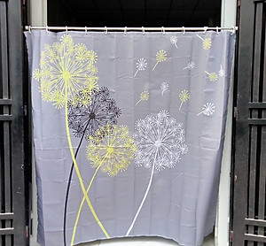 Rèm phòng tắm Vải Polyester Chống Thấm nước hoa Bồ Công Anh