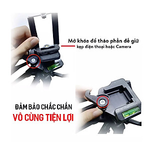 (Loại Tốt) Chân Giá Đỡ KhoNCC-KLM-Tripod3366 Hàng Chính Hãng Cho Máy Chụp Ảnh, Điện Thoại, ActionCam - (Nhiều màu)