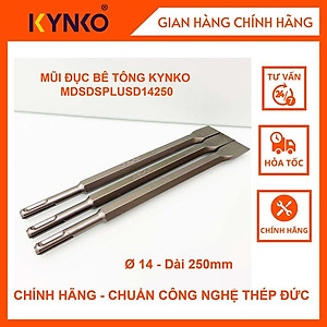 MŨI ĐỤC BÊ TÔNG KYNKO SDS DẸT PHI Ø14 DÀI 250MM MDSDSPLUSD14250