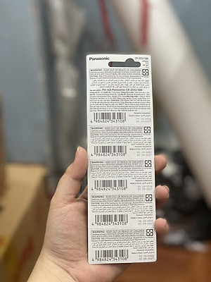 Vỉ 5 Viên Pin CR2032 Panasonic ( CR-2032/5BE x 1 Vỉ ) Lithium 3 V