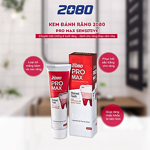 Kem đánh răng giảm ê buốt Promax Sensitive Hàn Quốc 120g tặng kèm móc khoá