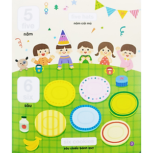 Sách Số đếm và Màu sắc - Bé vui học tiếng anh cùng Sticker