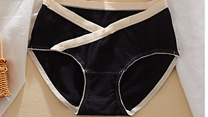 Quần lót bầu cạp chéo Azuno Chất Liệu Đũi Xước Thoáng Khí, Kháng Khuẩn Cho Mẹ