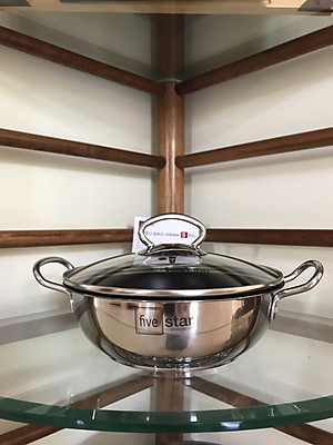 Nồi Kho Cá 3 Đáy Chống Dính 20cm Fivestar ( tặng 2 vá canh) - Hàng Loại 1 Chính Hãng