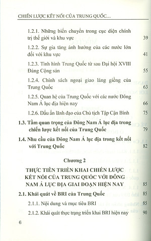 Chiến Lược Kết Nối Của Trung Quốc Với Các Nước Đông Nam Á Lục Địa Giai Đoạn Hiện Nay (Sách chuyên khảo) - Viện Hàn lâm Khoa học Xã hội Việt Nam - Viện Nghiên cứu Trung Quốc - TS. Trần Thị Hải Yến chủ biên