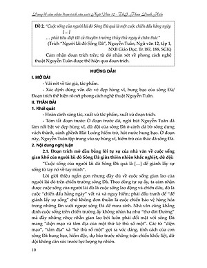 Dạng Đề Cảm Nhận Đoạn Trích Văn Xuôi Ngữ Văn 12