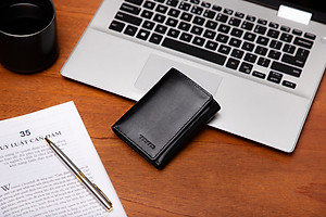 Ví nam da bò Trita ( Thời trang nam cao cấp - Ví da RVN03 )