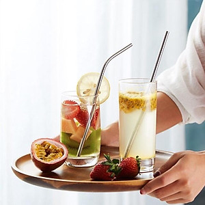 Bộ Ống Hút Inox 304 Thép Không Gỉ - 5 Món Thân Thiện Với Môi Trường