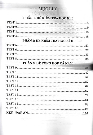 Đề Kiểm Tra Tiếng Anh Lớp 2 (Dùng Chung Cho Các Bộ SGK Hiện Hành)