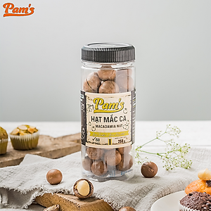 Hạt Macca Úc Nứt Vỏ Pams [Tặng kèm khui hạt] Macca Hữu Cơ Nhập Khẩu Úc, Hạt A Size 25-28