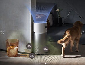 Máy Lọc Không Khí Xiaomi Elite Cao Cấp Khử Khuẩn Siêu Mịn, Khử Mùi Tia UV Và Plasma - Hàng Chính Hãng