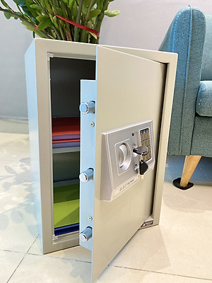 Két sắt điện tử Treny 50EA-DS 17kg có khe phía trước - 3 răng - màu kem