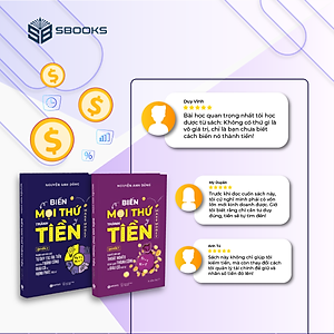 Combo sách - Biến Mọi Thứ Thành Tiền - Quyển 1+2 - Nguyễn Anh Dũng - SBOOKS