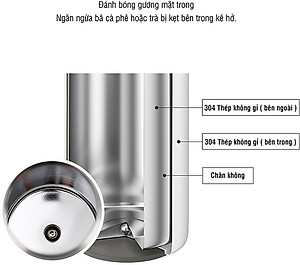 Bình Giữ Nhiệt LocknLock Featherlight One-touch Tumbler LHC3257 500ml