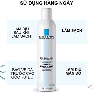 Xịt Khoáng Làm Dịu Và Bảo Vệ Da La Roche-Posay Thermal Spring Water (50ml)  - TẶNG MÓC KHÓA
