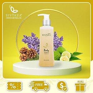 Dầu Massage Body Biyokea - Soothing B11 (làm dịu) - 200ml