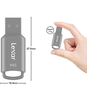USB 3.0 Lexar JumpDrive V400 | Dung lượng 32GB / 64GB | Bảo hành 2 năm - Hàng Chính Hãng