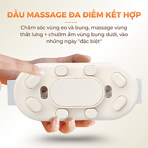 Đai massage chườm ấm bụng ,massa giảm đau bụng kinh Nguyệt cho phụ nữ