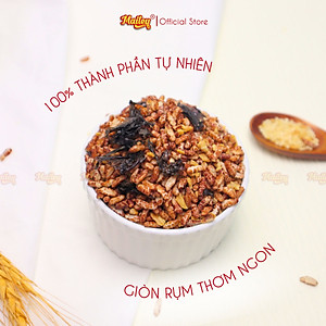 [COMBO 2 HŨ 300G] Gạo lứt giảm cân ăn liền Mailey - gạo lứt sấy rong biển/ cháy tỏi ăn kiêng healthy