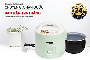 Nồi Cơm Điện Nắp Gài 1.2L Sunhouse Mama SHD8265B - Hàng Chính Hãng