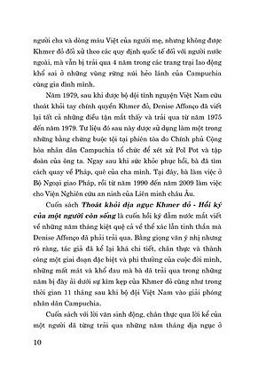 Thoát khỏi địa ngục KHMER Đỏ (xuất bản lần thứ ba) bản in 2024